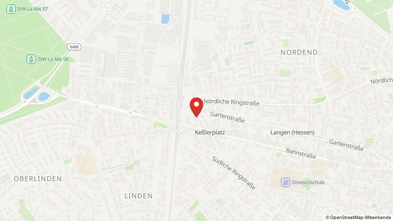Map showing the locations of this offer