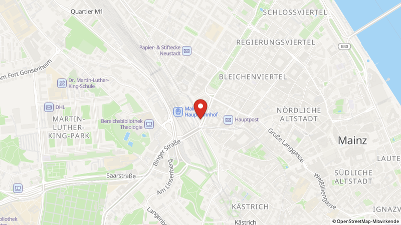 Map showing the locations of this offer