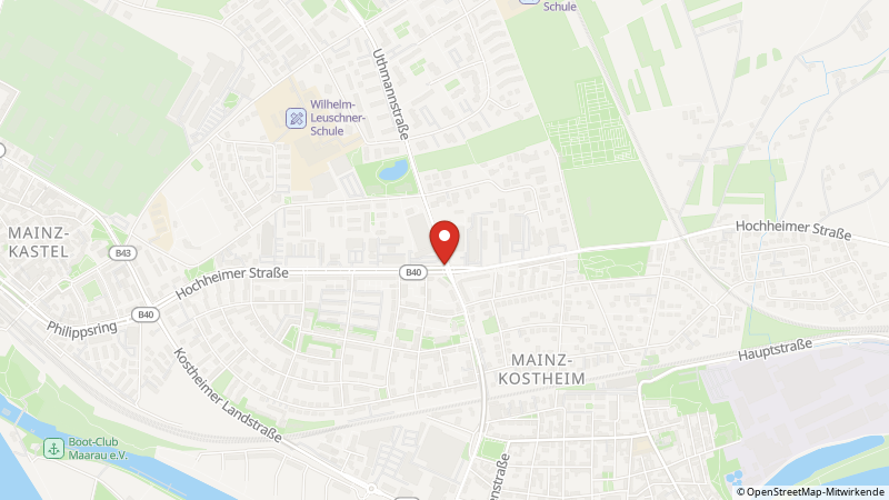 Map showing the locations of this offer