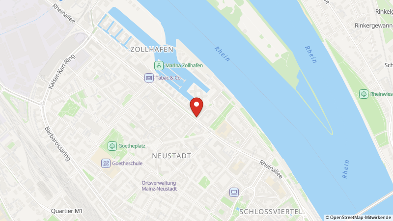 Map showing the locations of this offer