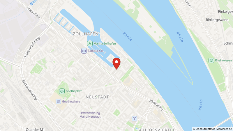 Map showing the locations of this offer