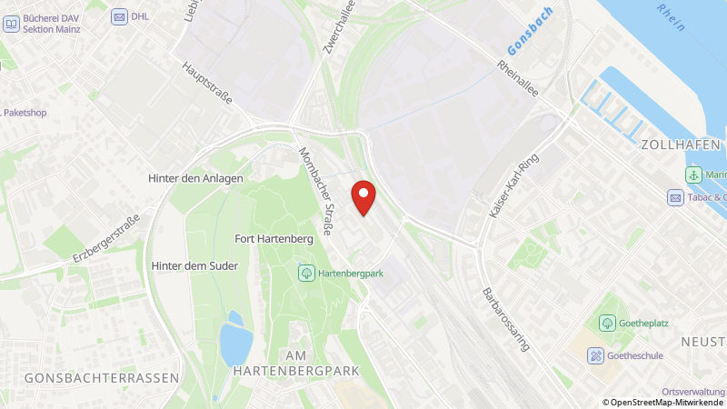 Map showing the locations of this offer
