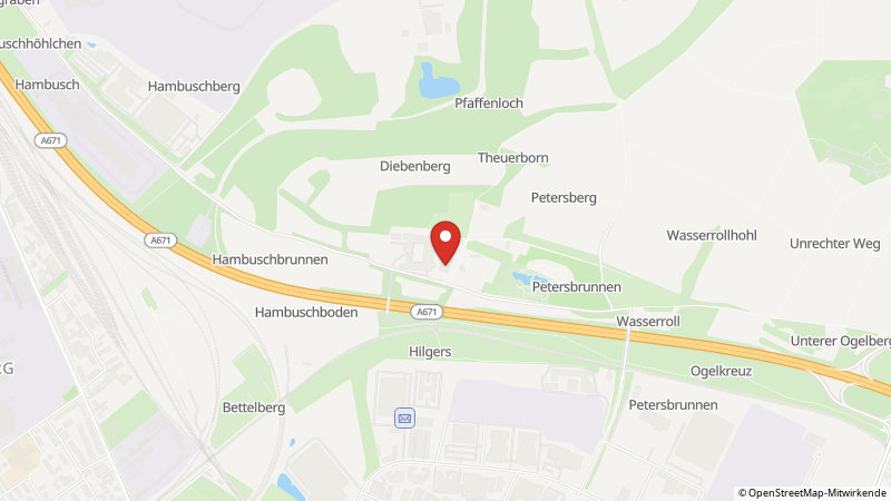 Map showing the locations of this offer
