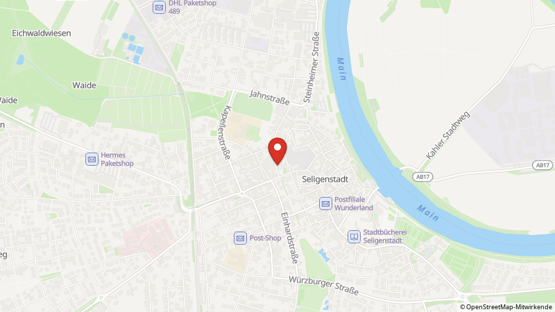 Map showing the locations of this offer