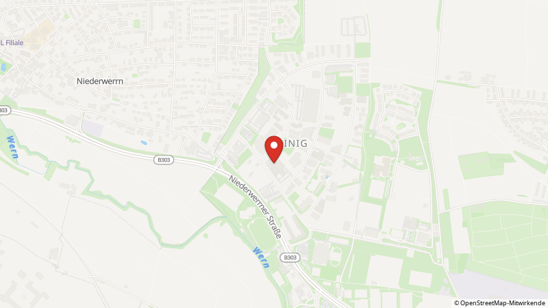 Map showing the locations of this offer