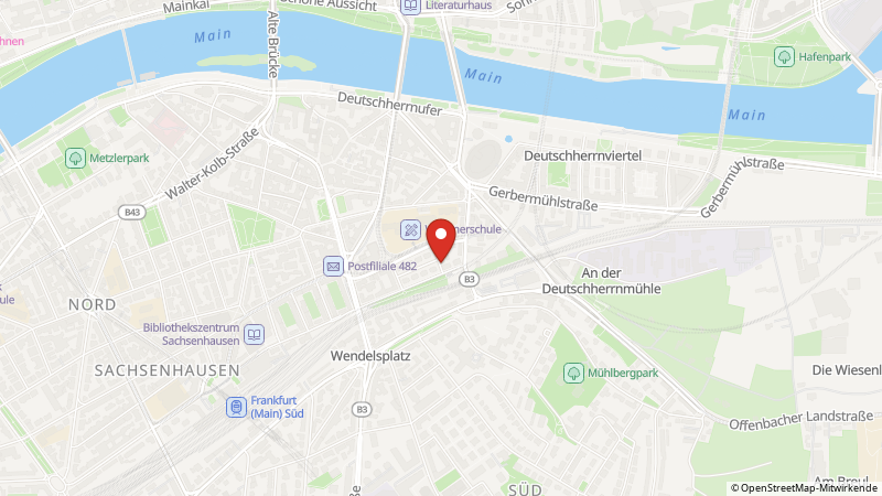Map showing the locations of this offer