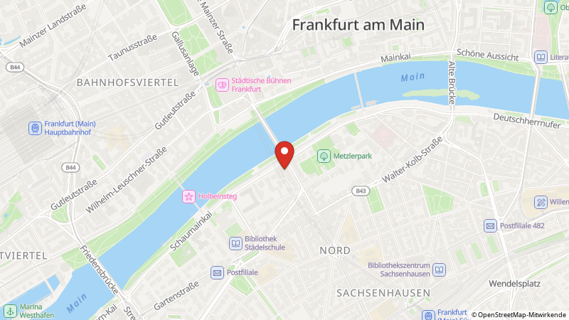 Map showing the locations of this offer
