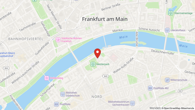 Map showing the locations of this offer