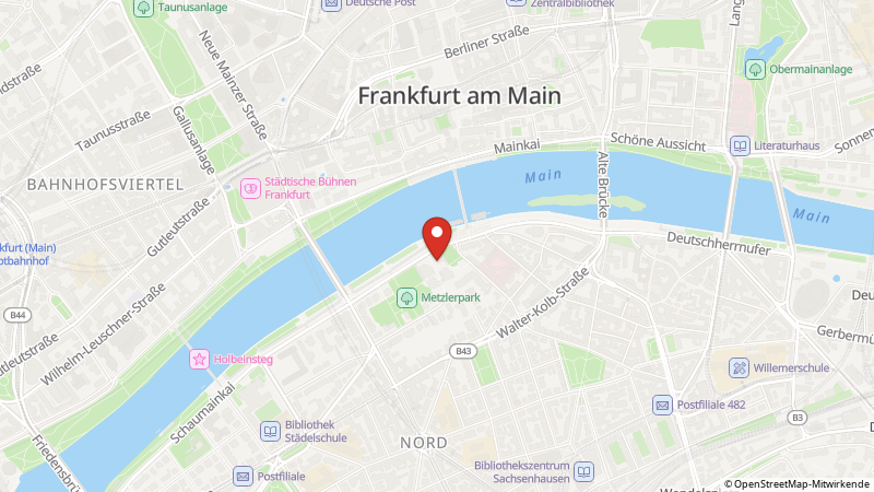 Map showing the locations of this offer