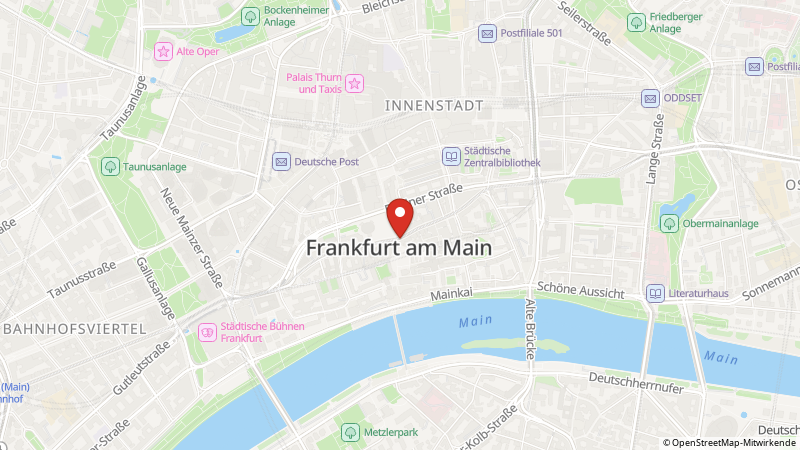 Map showing the locations of this offer