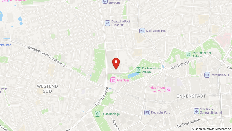 Map showing the locations of this offer