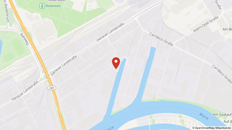 Map showing the locations of this offer