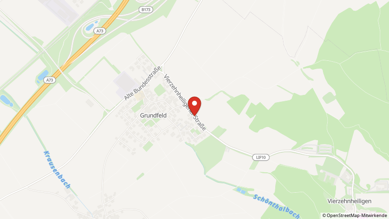 Map showing the locations of this offer