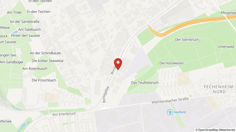 Map showing the locations of this offer