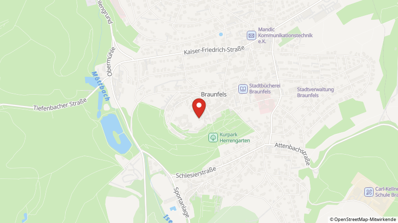 Map showing the locations of this offer