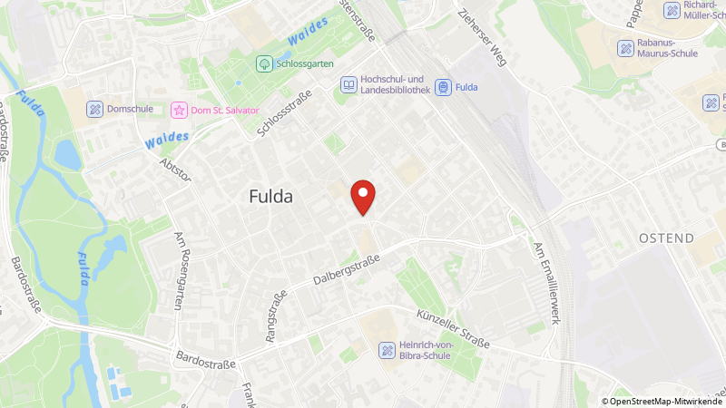 Map showing the locations of this offer