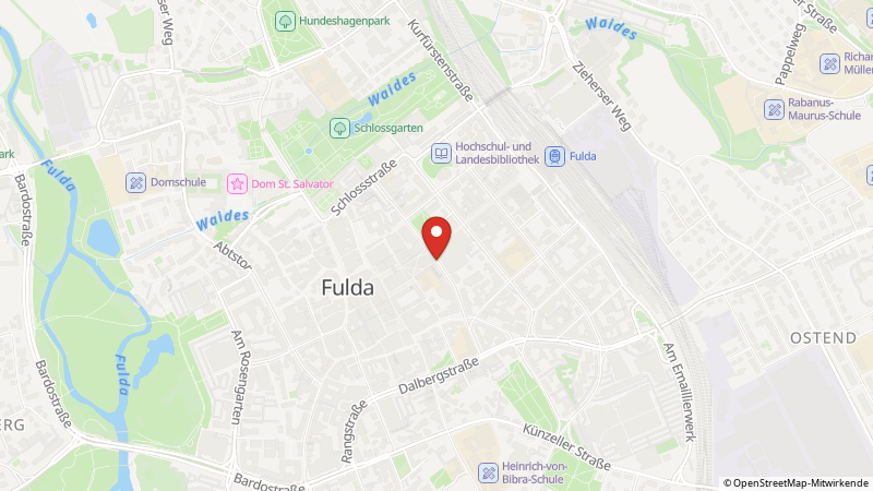 Map showing the locations of this offer
