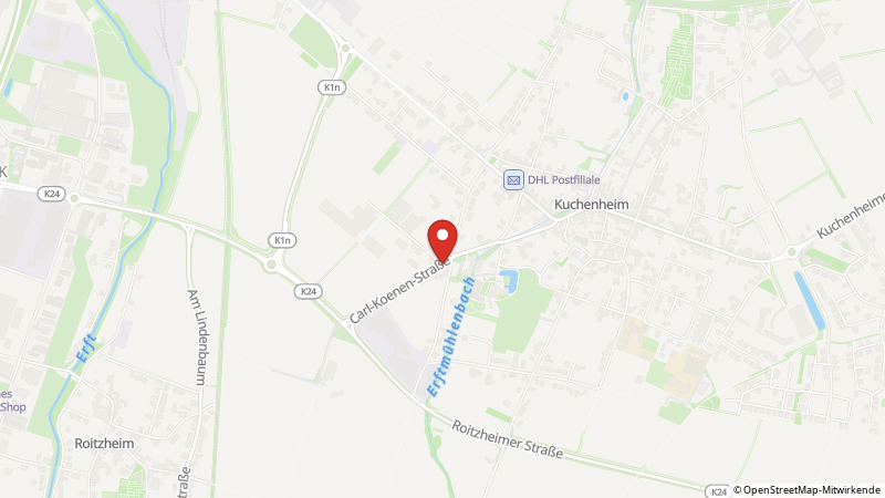 Map showing the locations of this offer