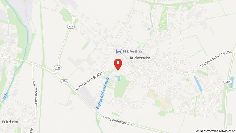 Map showing the locations of this offer