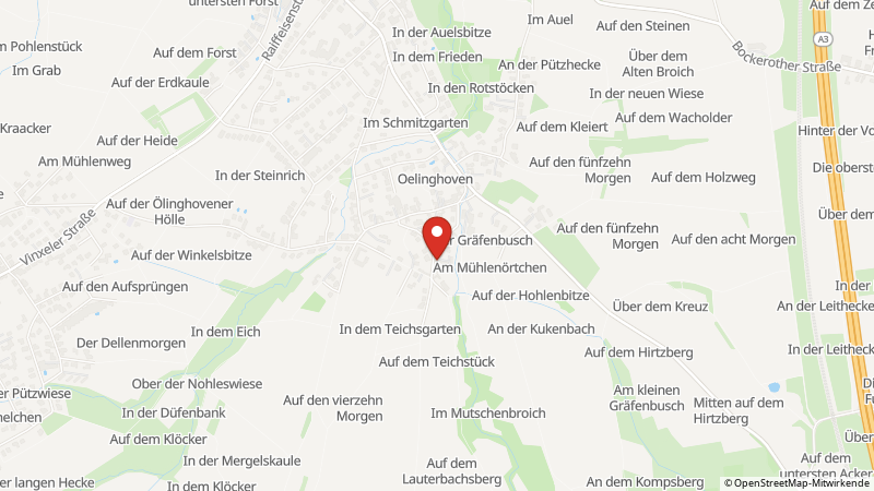 Map showing the locations of this offer