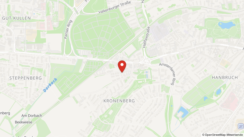 Map showing the locations of this offer