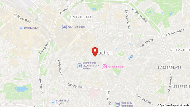 Map showing the locations of this offer