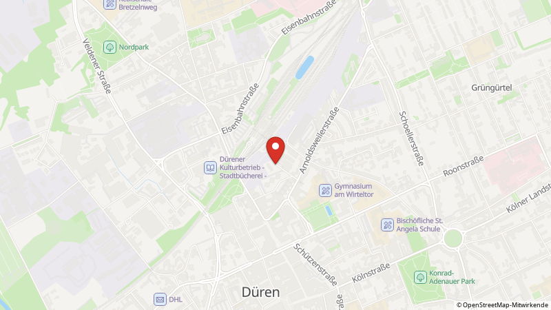 Map showing the locations of this offer
