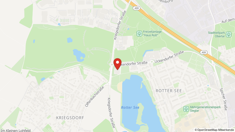 Map showing the locations of this offer