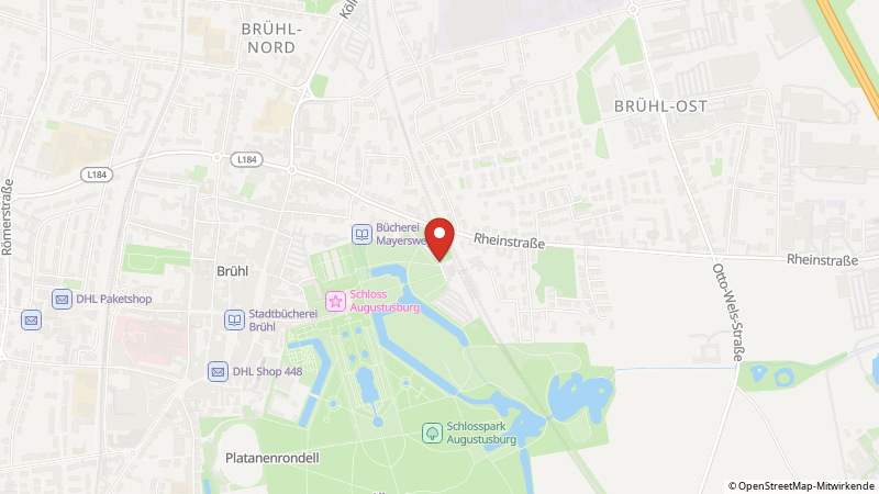 Map showing the locations of this offer