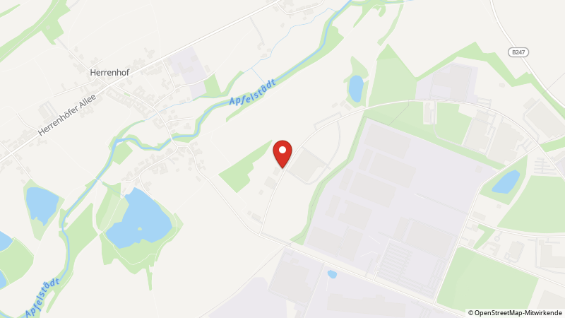 Map showing the locations of this offer
