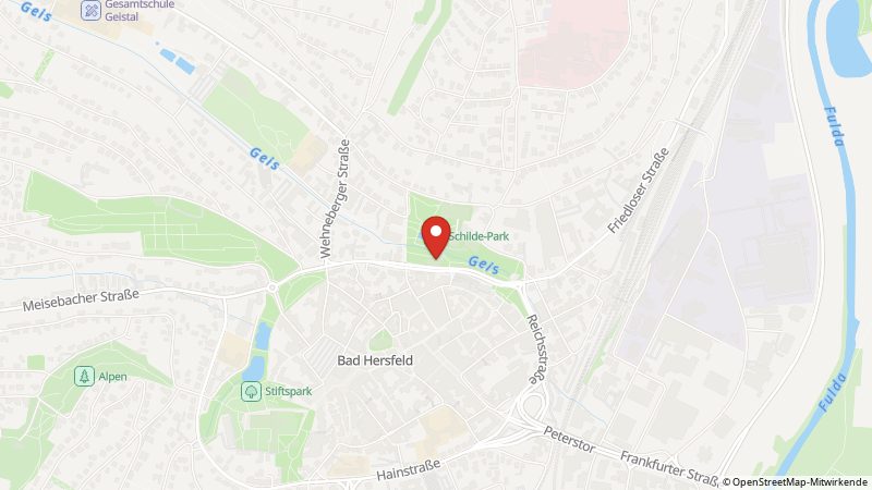 Map showing the locations of this offer