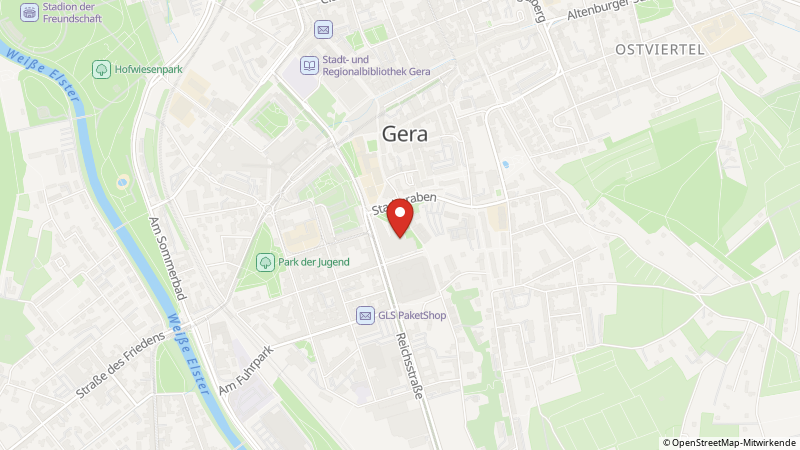 Map showing the locations of this offer