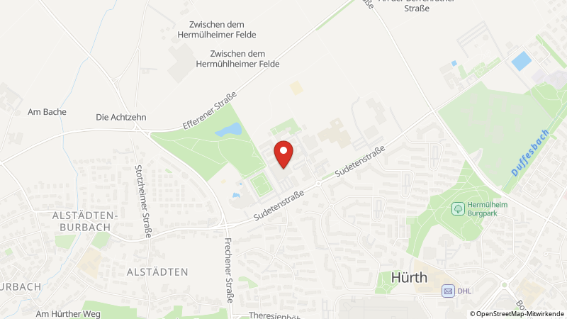 Map showing the locations of this offer