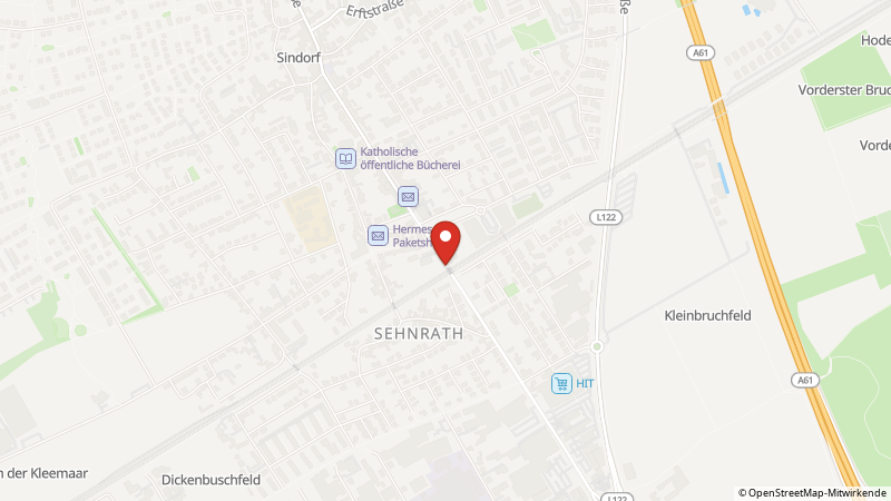 Map showing the locations of this offer