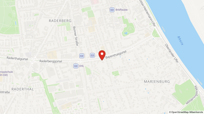 Map showing the locations of this offer