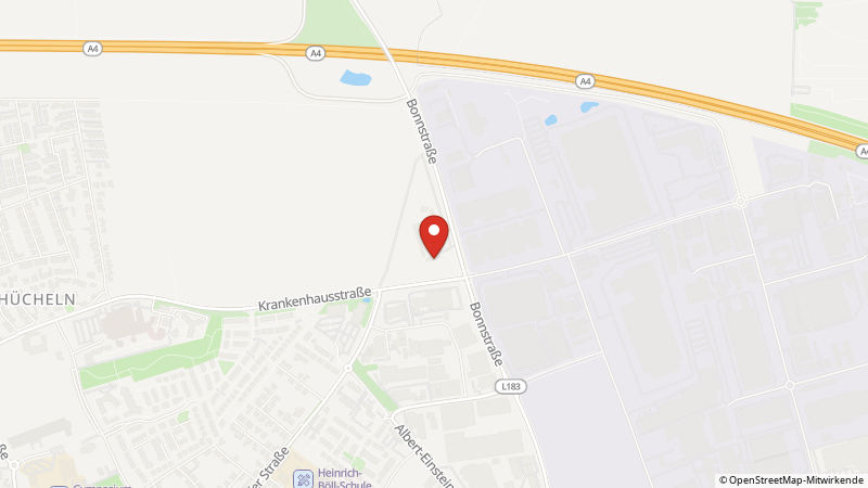 Map showing the locations of this offer