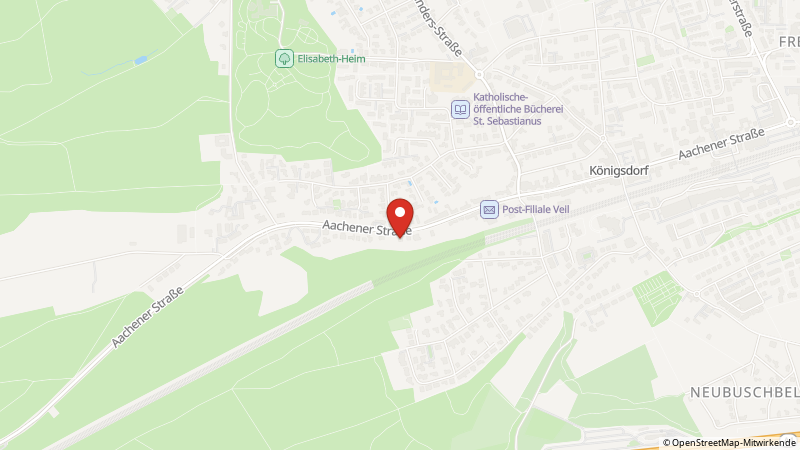 Map showing the locations of this offer