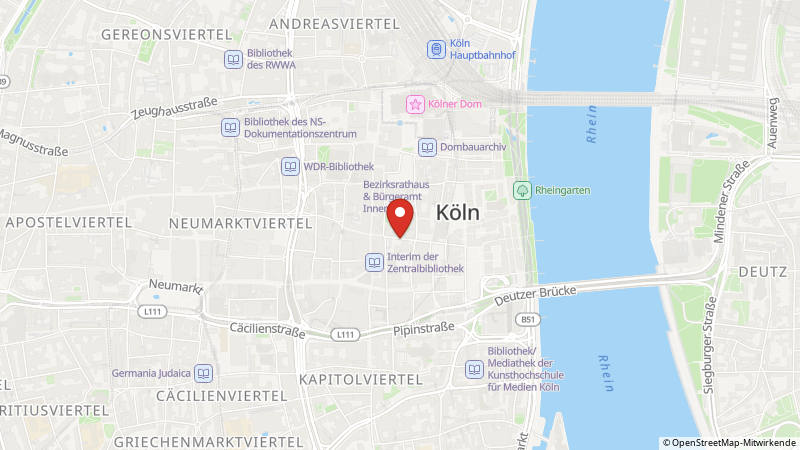 Map showing the locations of this offer