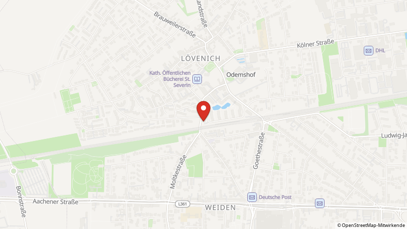 Map showing the locations of this offer