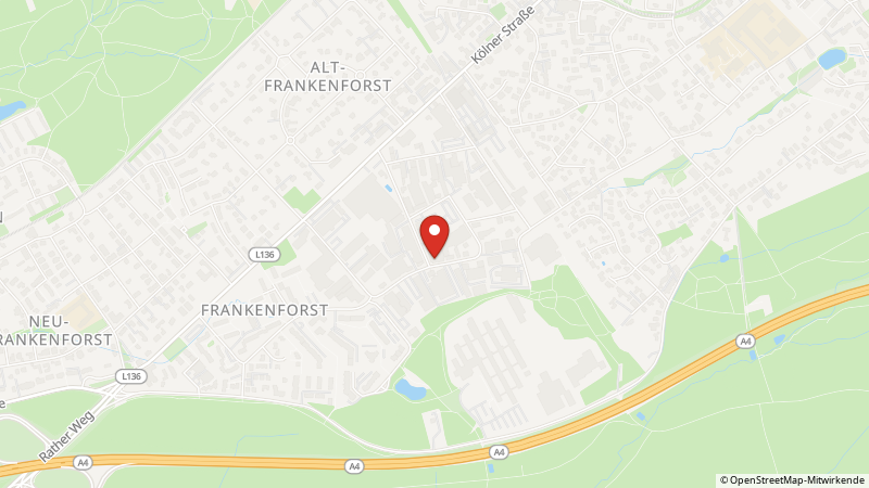 Map showing the locations of this offer