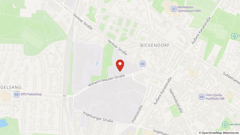 Map showing the locations of this offer