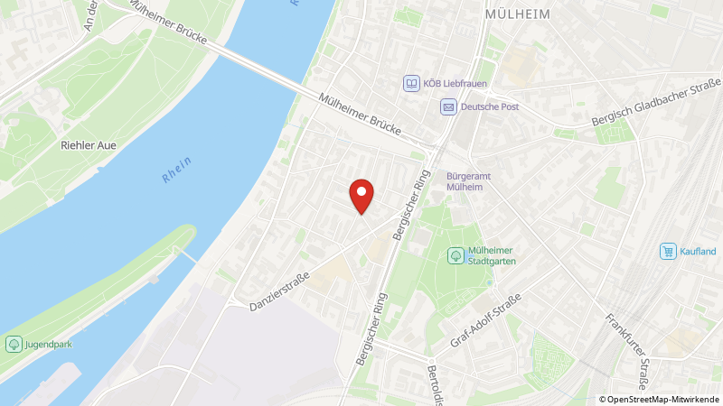 Map showing the locations of this offer