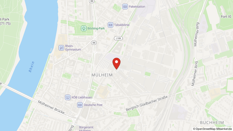 Map showing the locations of this offer