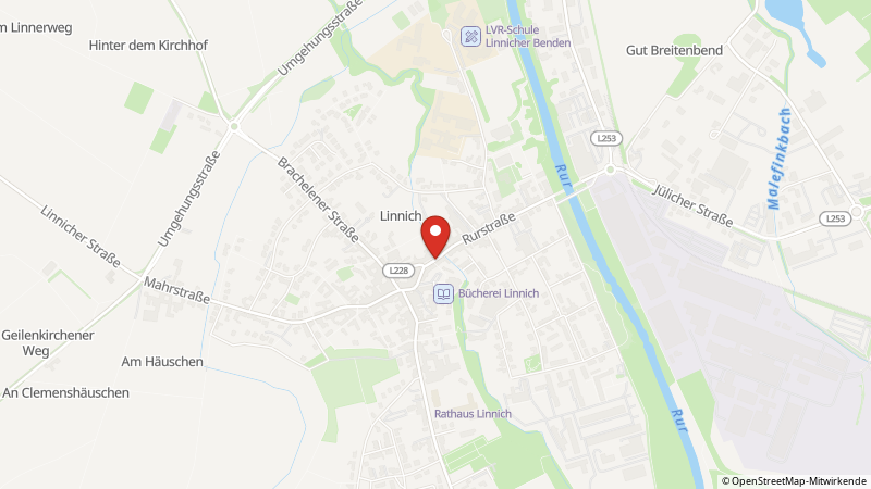 Map showing the locations of this offer