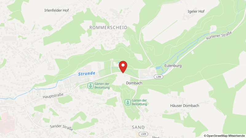 Map showing the locations of this offer