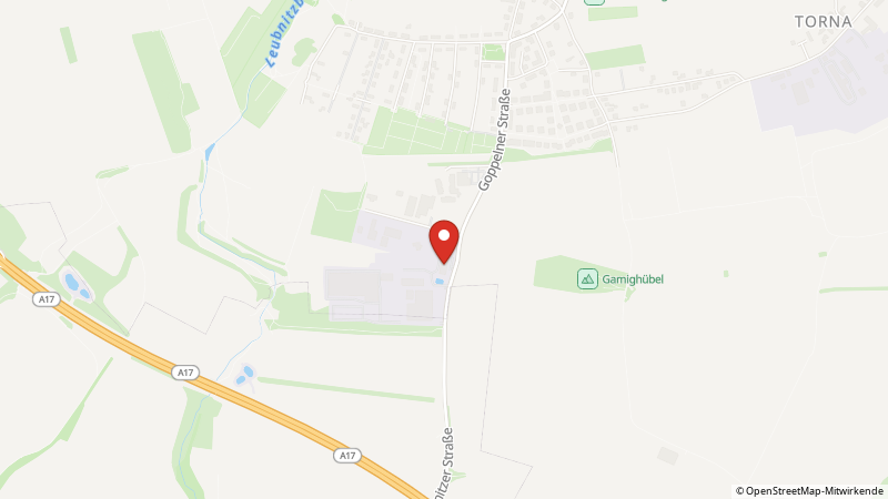 Map showing the locations of this offer