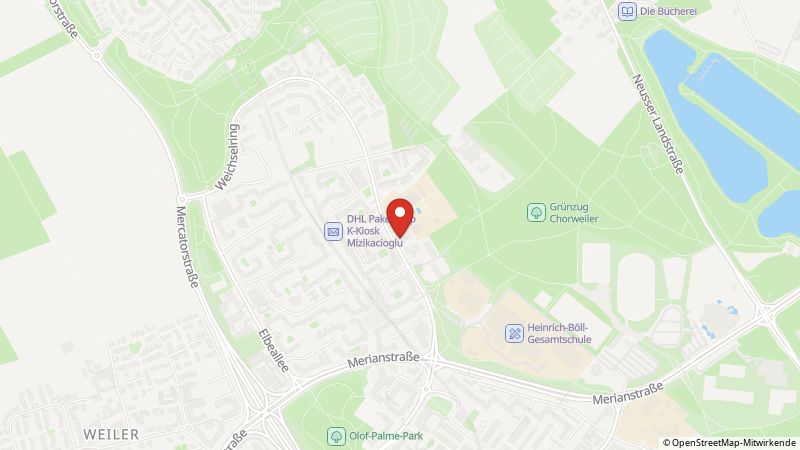 Map showing the locations of this offer