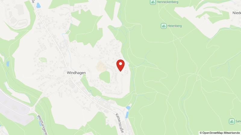 Map showing the locations of this offer