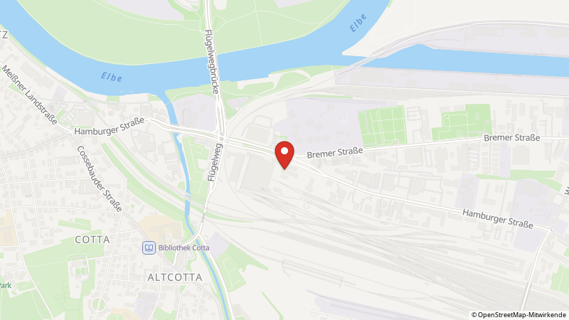 Map showing the locations of this offer