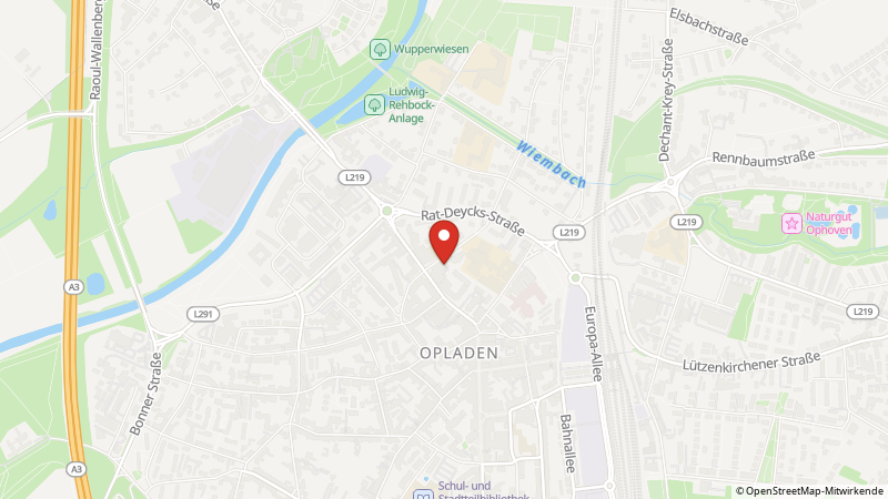 Map showing the locations of this offer